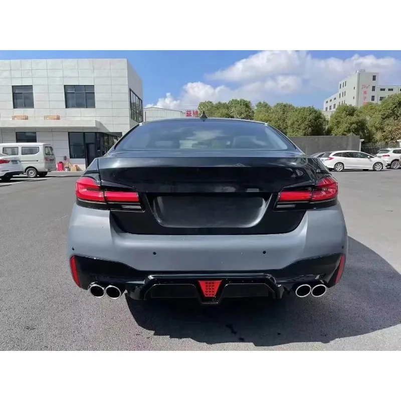 5 Series F10 (2011-2017) مجموعة ترقية كاملة G30 M Power CS Style مع مصابيح أمامية زرقاء LED #5