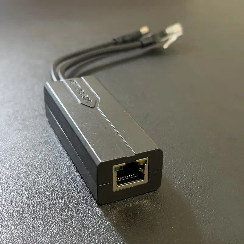 POE الفاصل 48 فولت إلى 12 فولت نوع العزلة إيثرنت RJ45 ميناء كاميرا وحدة إمداد الطاقة لأنظمة المراقبة الأمنية IP #1