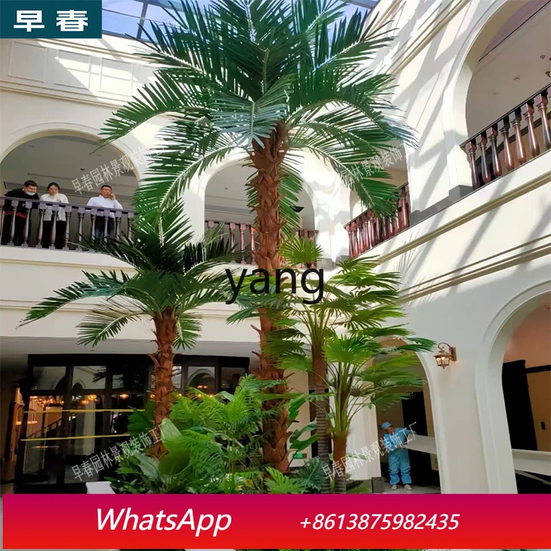 VC Large-Scale Simulated Palm Coconut Tree Bionic Outdoor Decoration Artificial Coconut Tree Landscaping