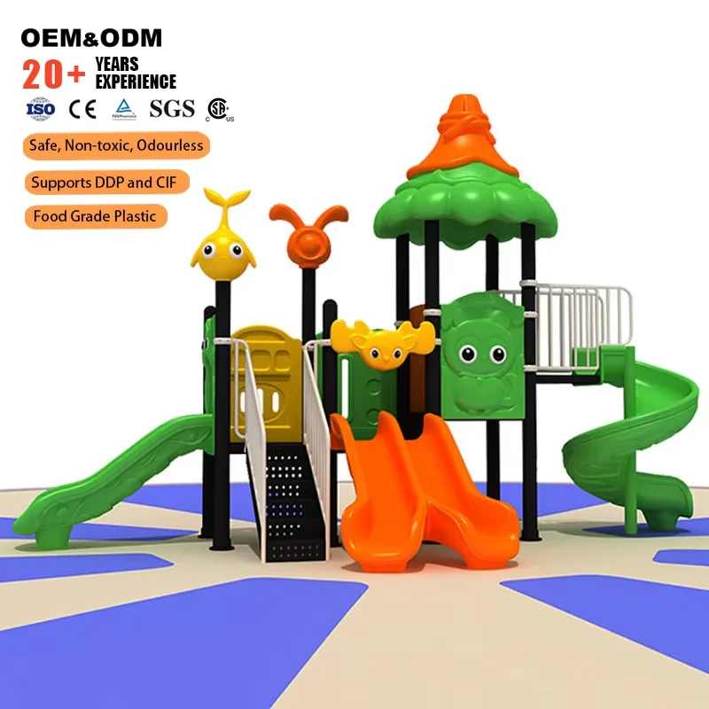 

Special New Outdoor Amusement Equipment Vinyl Water Slide Durable Metal Swing Sets Kindergarten Playground Swing Outdoor