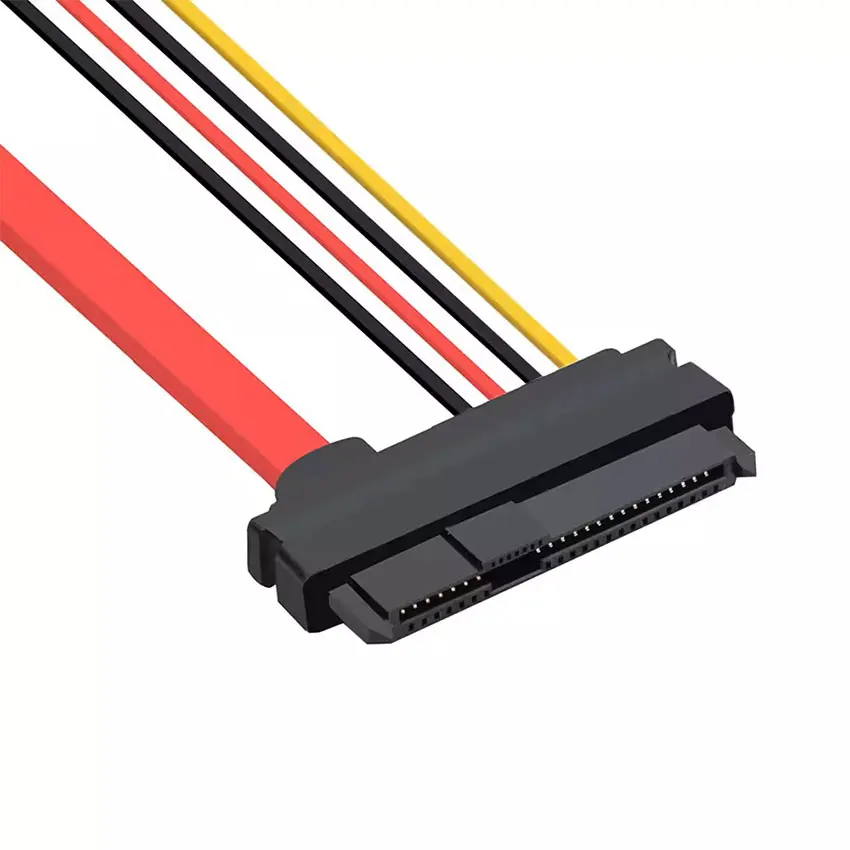 SAS 29Pin HDD SFF-8482 to SATA Style SAS Ports Data Cable + 15Pin Power Connector 10cm