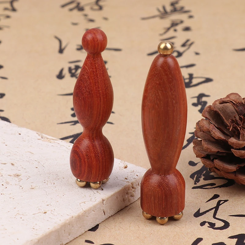 أداة غوا شا المحمولة - جهاز تدليك الوجه من النحاس والورد لاسترخاء العين وتحفيز ميريديان #6