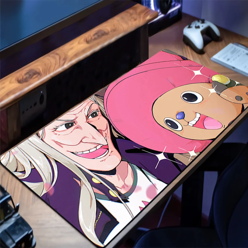 

Mouse Pad Anti-slip Desk Mat Gaming PC Accessories Tablet Pad Large One Piece Tony Tony Chopper Mousepad Extended Keyboard Mat