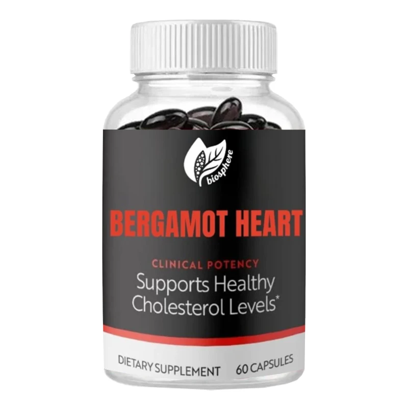 

1000mg Citrus Bergamot, Super Polyphenols, Used for High Cholesterol and Heart Health, 60 Capsules