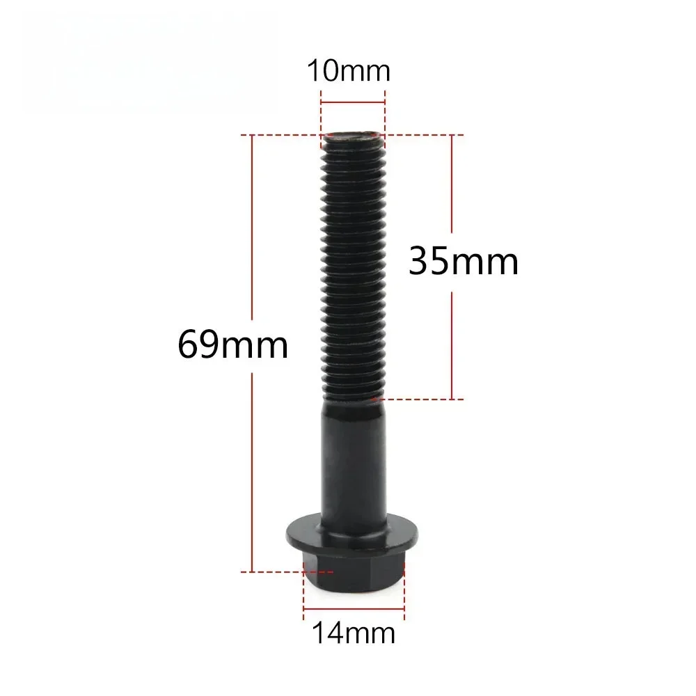 16PCS 7.3L bolt exhaust manifold bolt kit suitable Black External Hexagon Outside Hex Head Cap  for Ford F350 F250