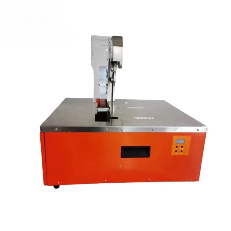 

Automatic 30mm stretch film packaging machine braided long straight wig strapping machine stockings