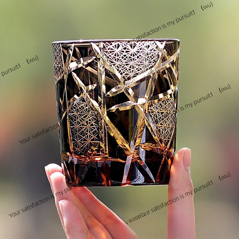 

Whiskey Crystal Glasses Hand Engraved High-End Wine Glass Set Beer Glasses