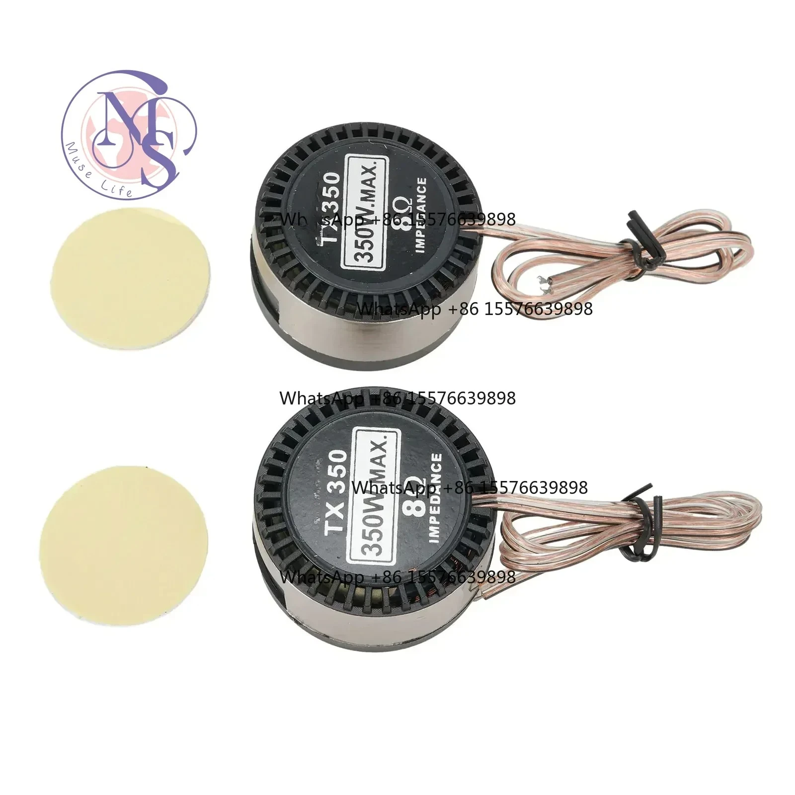 ZOCI-FOR-350W Car Audio Tweeter Speaker 91dB 12V Universal 2pcs Auto Replacement Parts