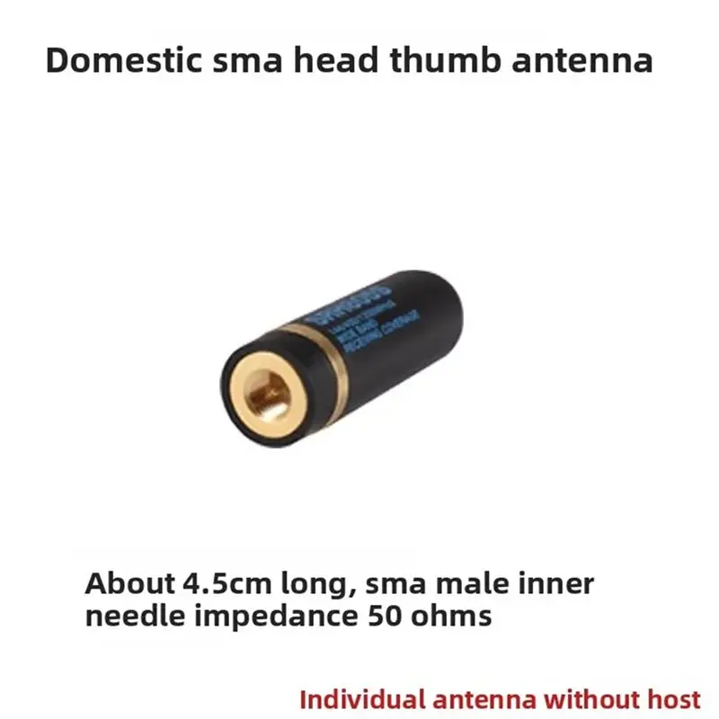 For ATS MINI SI4732 Radio Compatible Thumb Antenna Doughnut Antenna Pull Rod Replacement