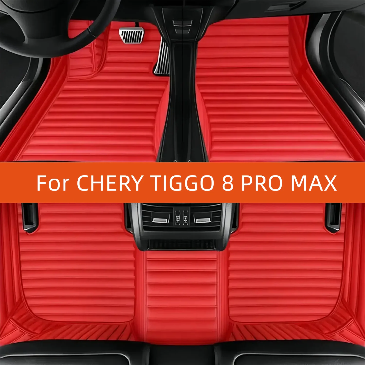 

Custom Leather Car Floor Mat For CHERY TIGGO 8 PRO MAX 2021 2022 2023 2024 2025 2026 2027 Car Mat Interior Accessories