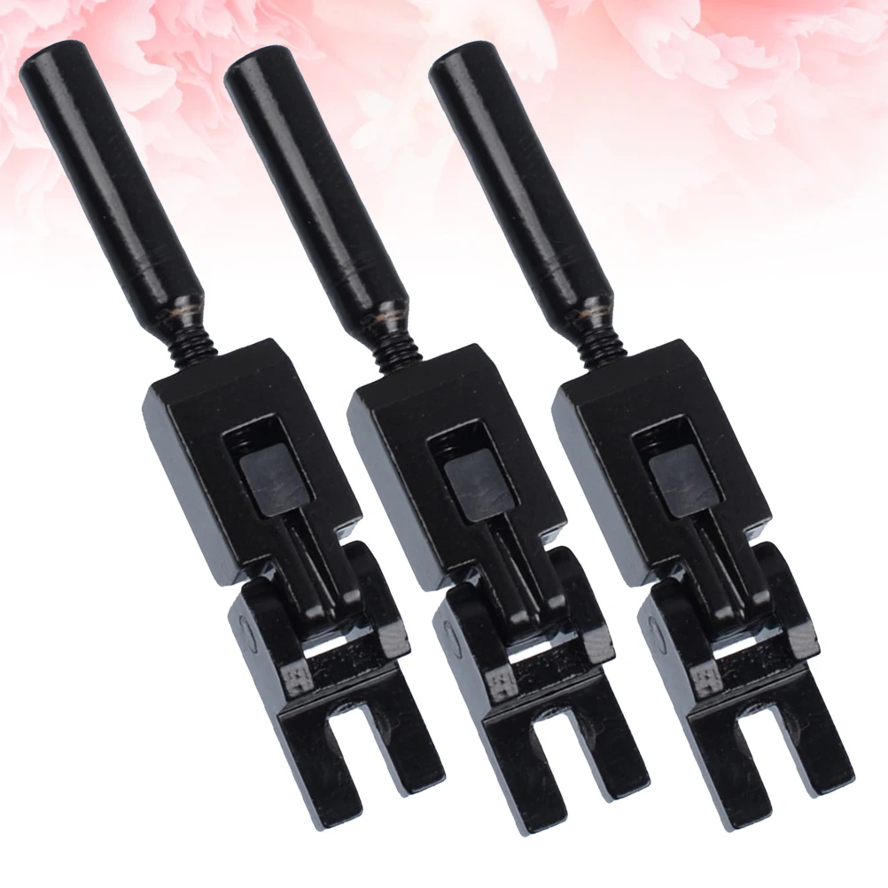 

3 Pcs Ponticello Accessories Locking System for Electric Guitar Parts Bridge String Pressure Durable Saddle