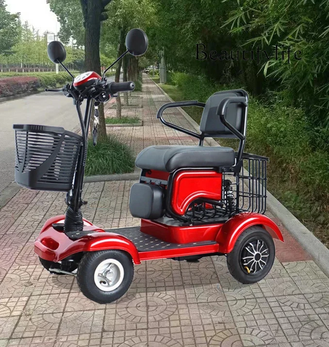 Electric Car New Electric Small  Can Take Disabled People to Use Convenient Travel