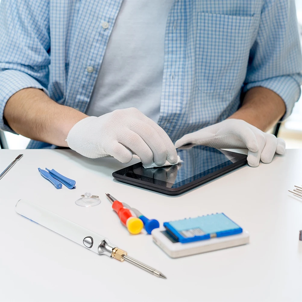 

5V 8W Electric Soldering Iron Kit Aluminum Alloy Tool Fast Heating Adjustable Temperature Soldering Tool Small Head SMD Work