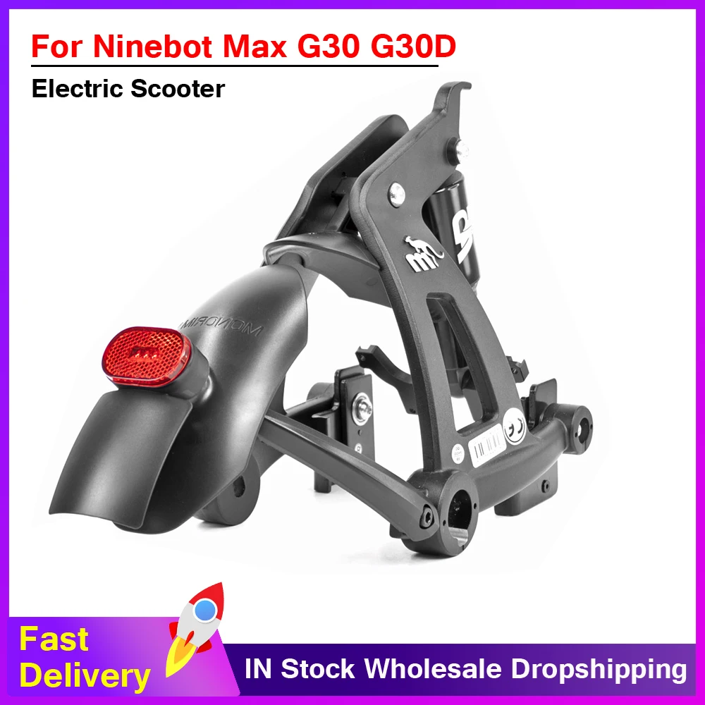 

Monorim Modificted Rear Suspension GM Standard for Ninebot MAX G30 G30D Upgrade Rear Shock Absorber Attached Warning Sign