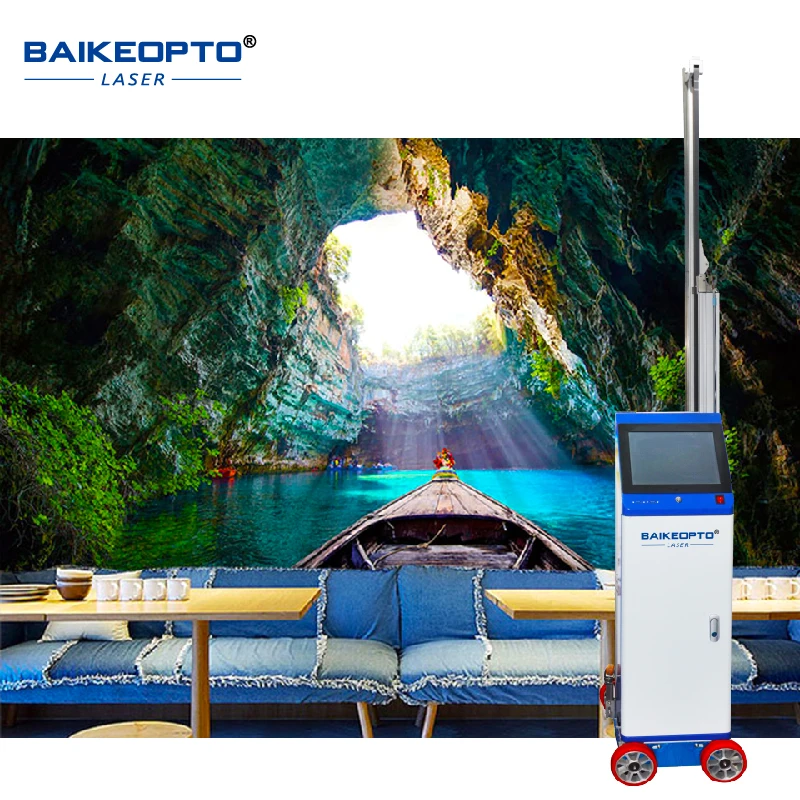 AI Smart Uv Muurschildering Machine Robot Automatisch Wandpaneel 3d Verticale Muurschildering Printer Drukmachine Muurprinter