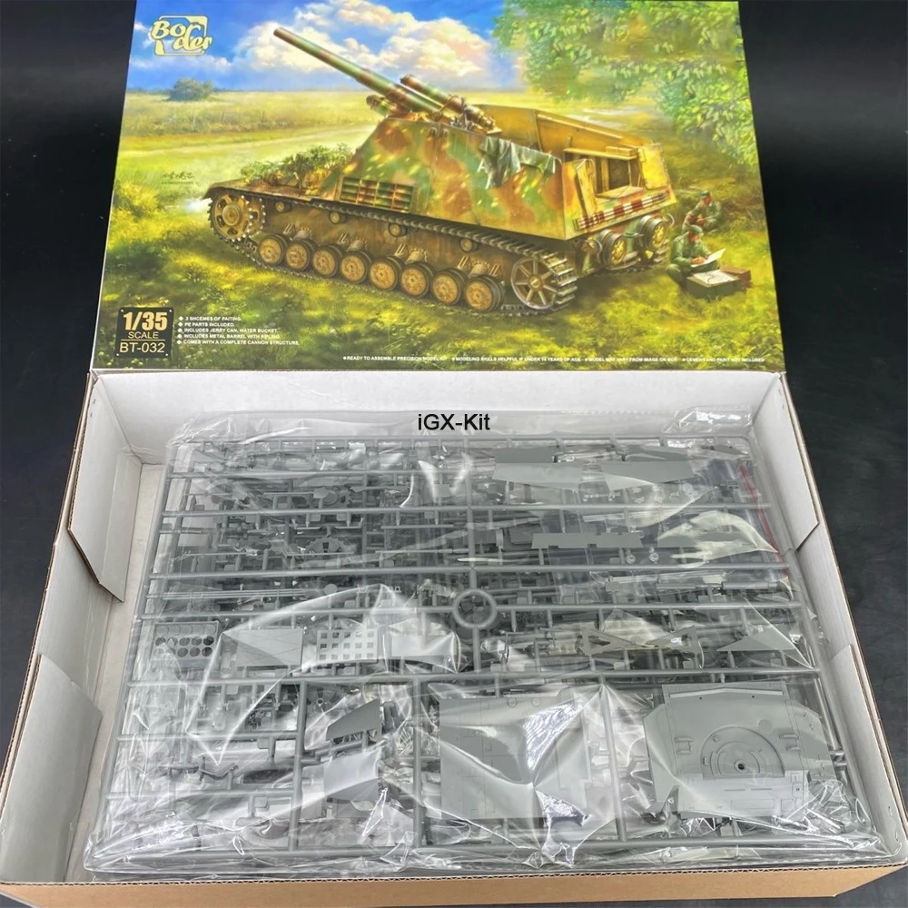 Border BT-032 1:35 Scale German Sd Kfz 165 Early Self Propelled Howitzer Vehicle  Plastic Hobby Assembly Model Building Kit