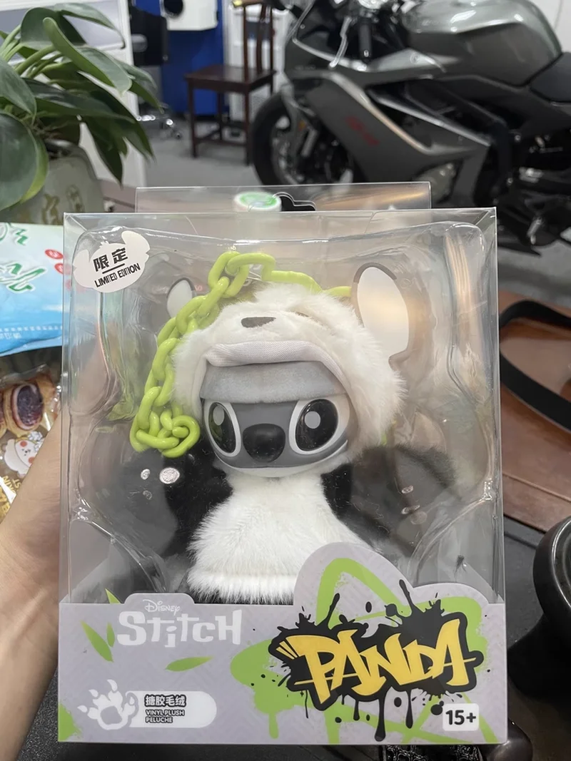 

Ограниченная серия Miniso Stitch Panda, виниловая игрушка, Коллекционная фигурка, модная уличная серия, слепая коробка, коллекционные предметы, трендовая глухая коробка