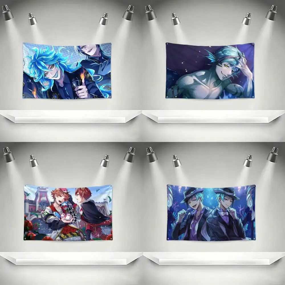 Twisted wonderland game  Flag Suitable For Party Club Outdoor Interior Wall Decoration Banner Fans Gift