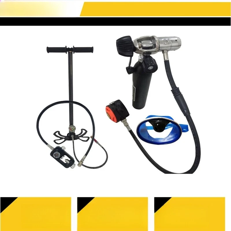 Submersible snorkel equipment, respirator, high pressure pump 30mpa manual, pressure reducing valve set
