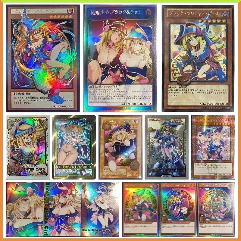 

Аниме Yu-Gi-Oh DIY ACG лазерная вспышка черный фокусник игрушки для девочек для мальчиков настольная игра коллекционные карты подарок на Рождество и день рождения