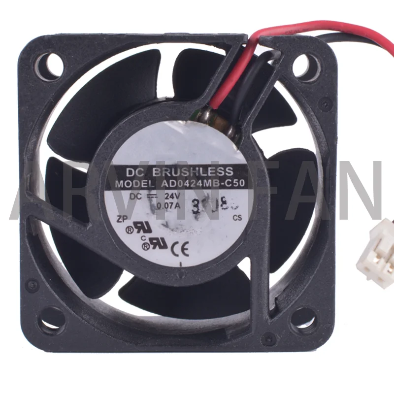 Brand New Original COOLING REVOLUTION AD0424MB-C50 4cm 4020 40mm Fan 24V 0.07A Double Ball Bearing Inverter Cooling Fan