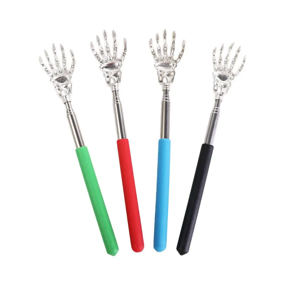 Stainless Steel Back Scratcher Telescopic Scratching Massager Extendable Itch Old Man Happy Health Products Hackle Handicrafts