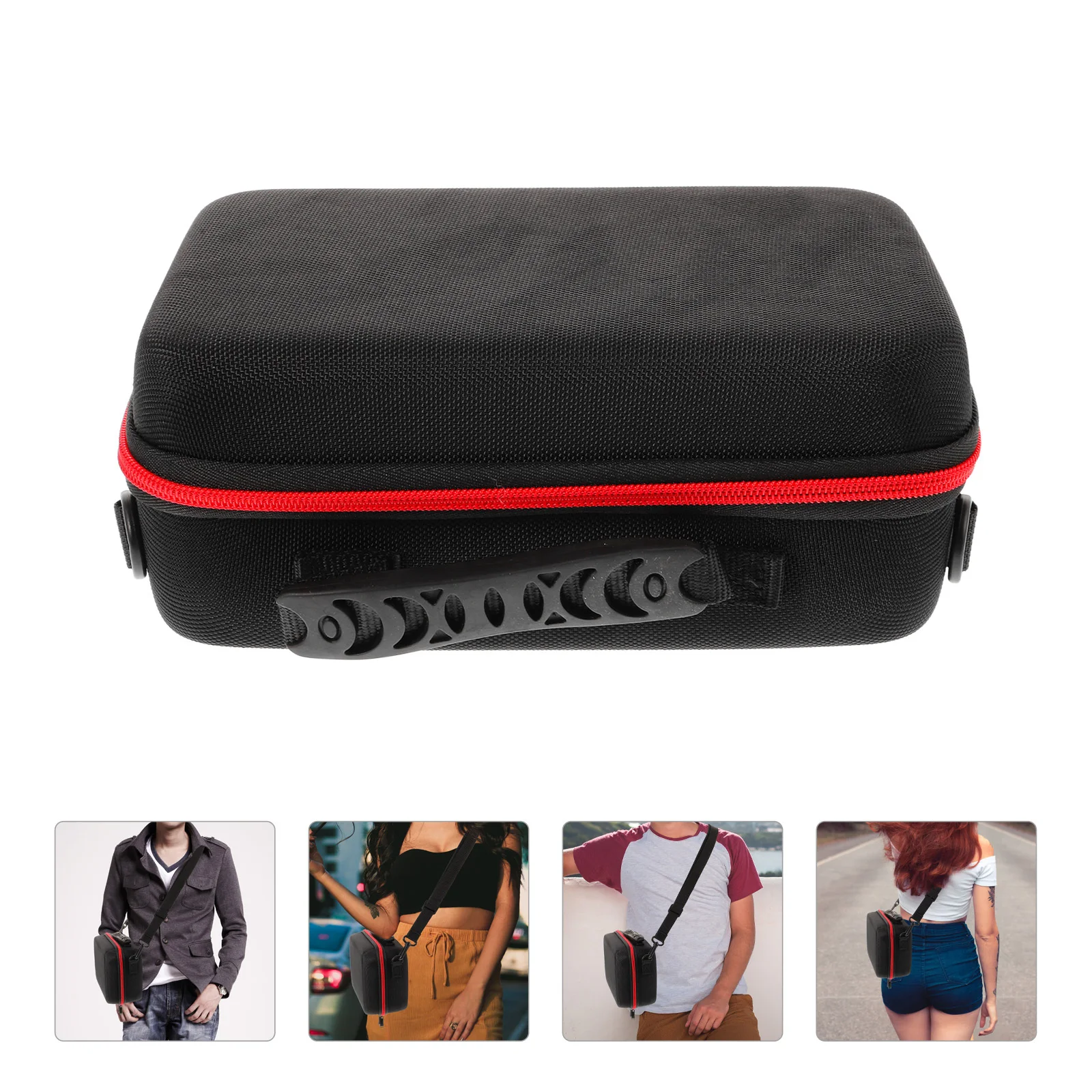 Small Camera Bag Size S Durable Splashproof Travel Pouch Hard Shell Case with Cuttable Foam Small Camera Bag Hard Case with Foam