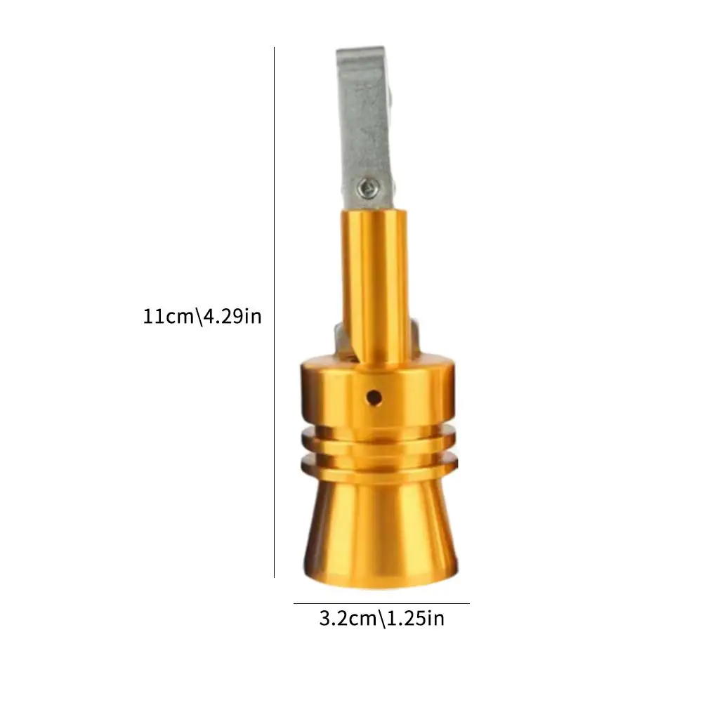 Car Modified Turbine Whistle Exhaust Pipe Sounder Motorcycle Imitation Sounder Turbine Exhaust Sound Amplifier Whistle Parts