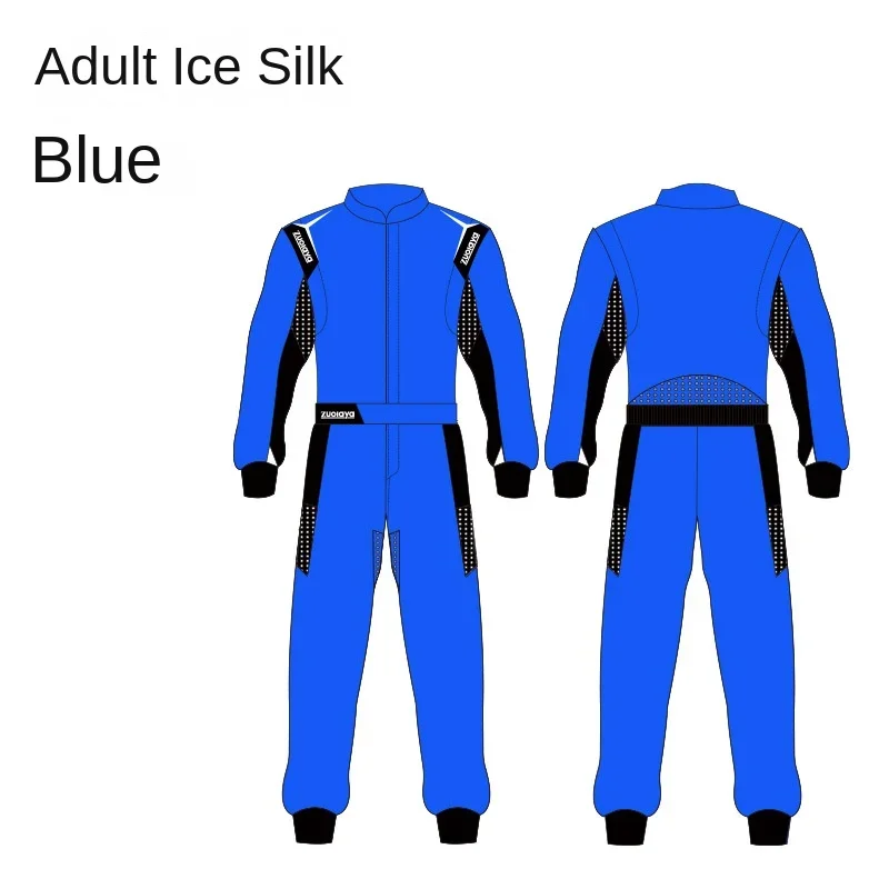 Customizable LOGO Summer Kart Off-road Vehicle UKT Rally Adult Racing Suit Ice Silk Style Training Suit  Racing Karting Suit