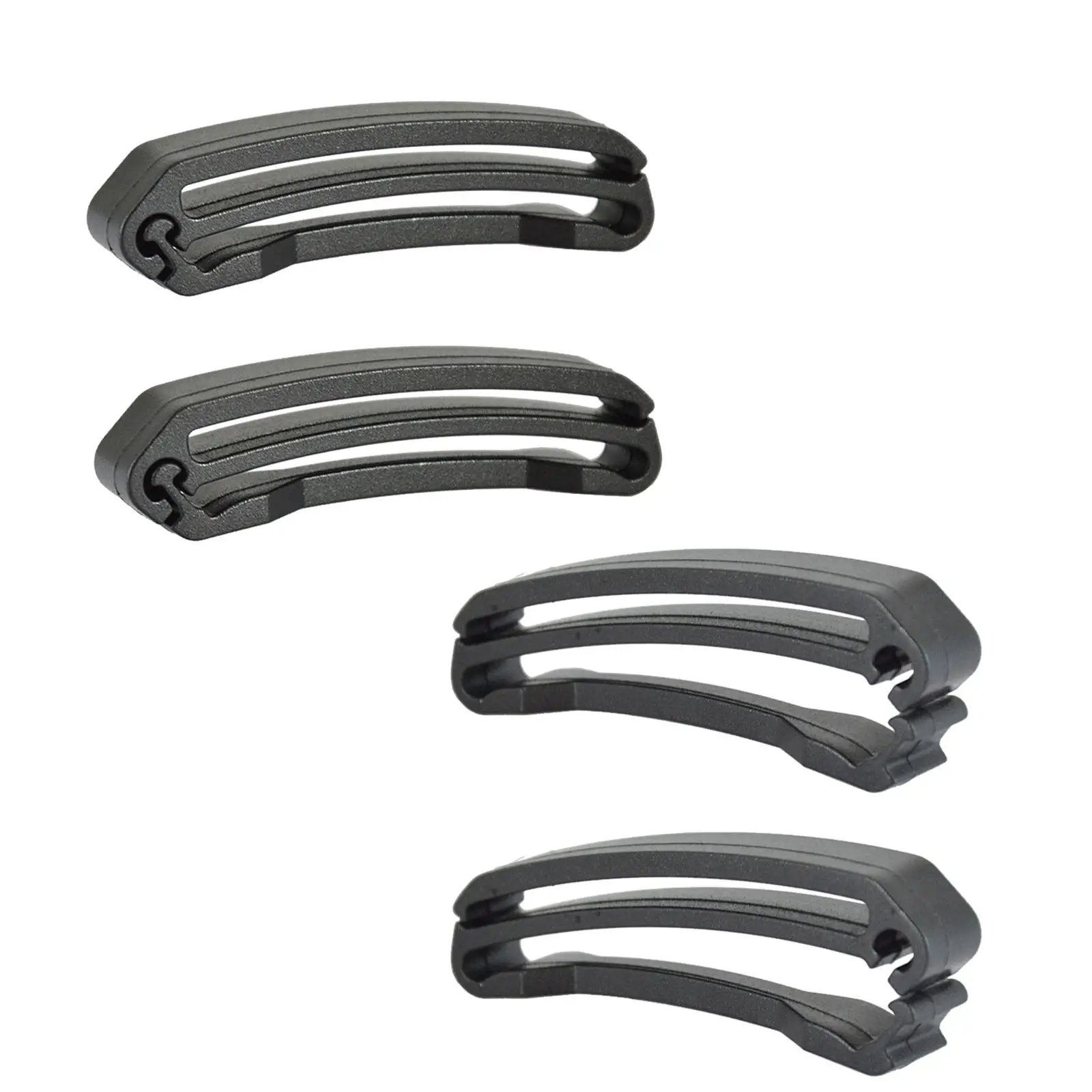 2x Gesper Tali Anyaman, Penjaga Penyesuaian Gesper Anyaman, Klip Ujung Anyaman,