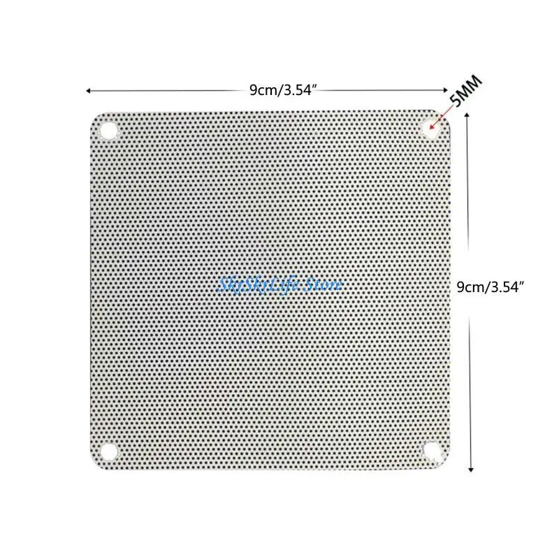 

E65E 5Pcs 8cm 9cm 12cm 14cm Frame Dust Filter Mesh Cover for Computer Fan