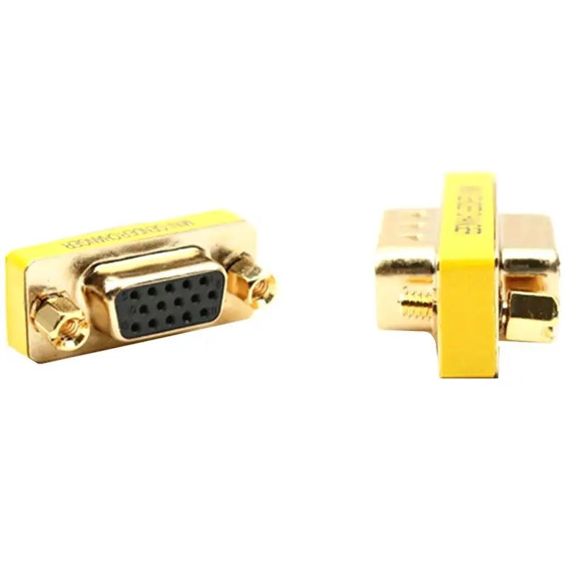 Gilded 15P Conversion Head DB15P Female to Female/Male to Female/Male to Male/DB15 Conversion Head VGA Conversion Head