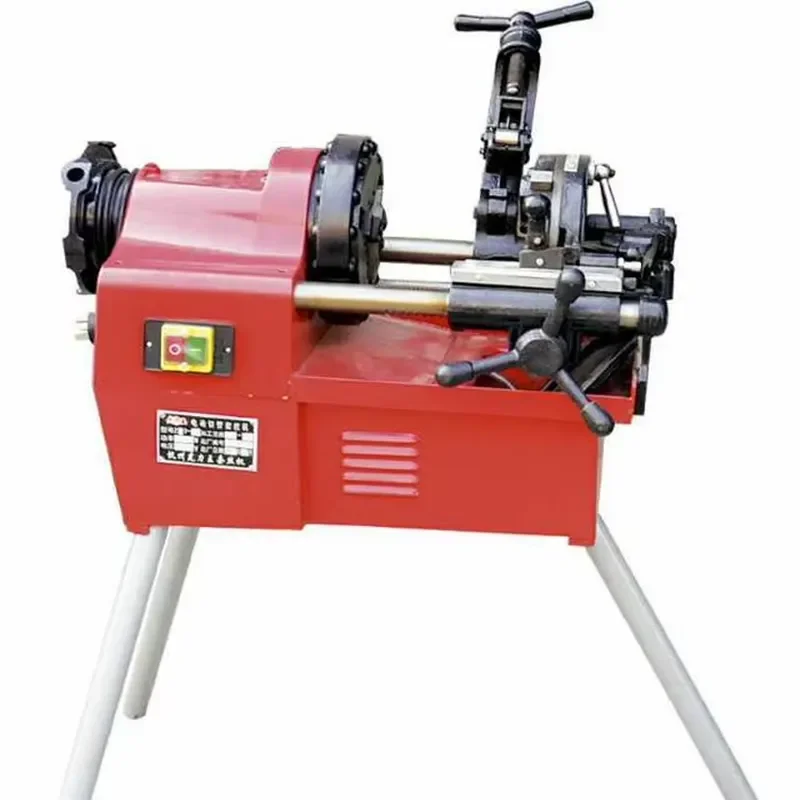 Multifunction 1/2" to 4" Steel Metal Pipe Threading Machine Industrial Plumbing Pipe Threader for Construction