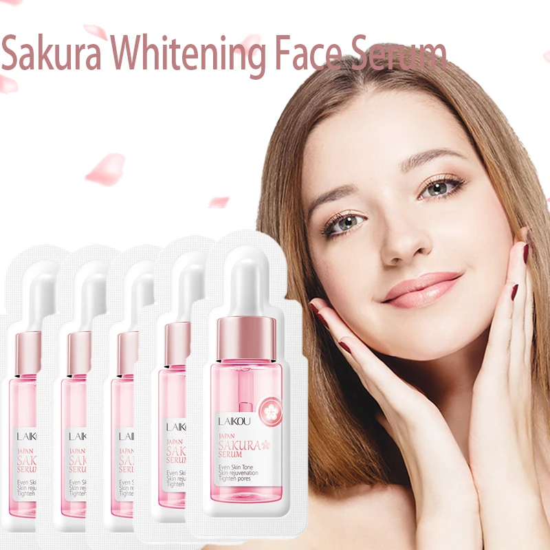 

Sakura Whitening Face Serum Anti Aging Brightening Face Serum Fade Fine Lines Tighten Pores Improve Melanin Moisturizing Serum