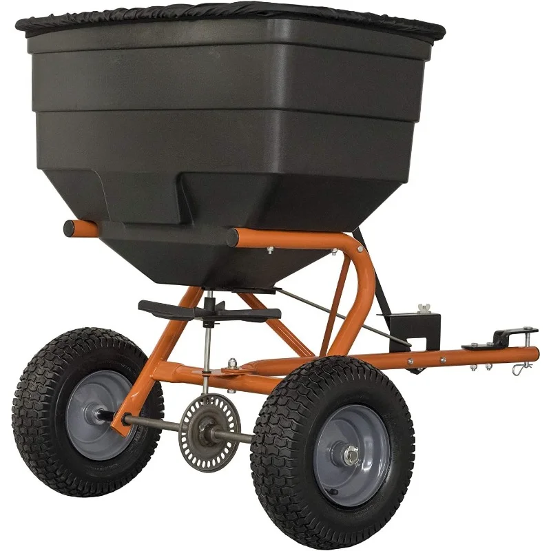 45-0547 185 lb. L & G Tow Broadcast Spreader, Orange