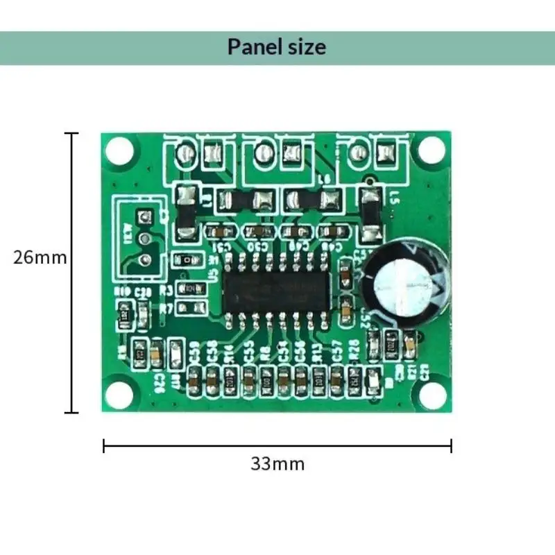 MP3 Audio Power Amplifier Board DC12V 2x20W Stereo Module for DIY Car Home Theater Sound System Upgrade