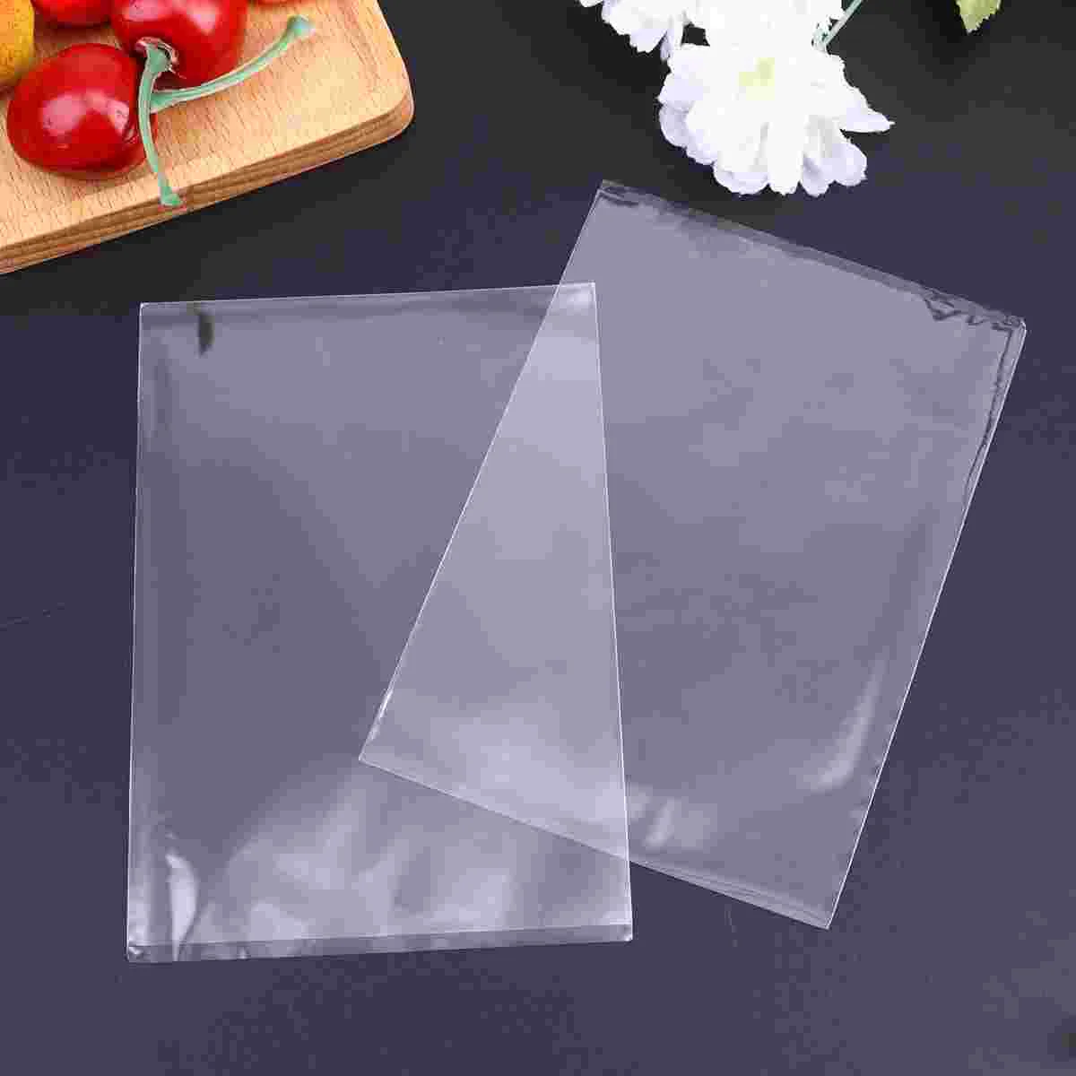 500 Pcs Travel Bag Organizer Cellophane Bags Ice Cream Package Clear Tall Treat Popsicle Storage