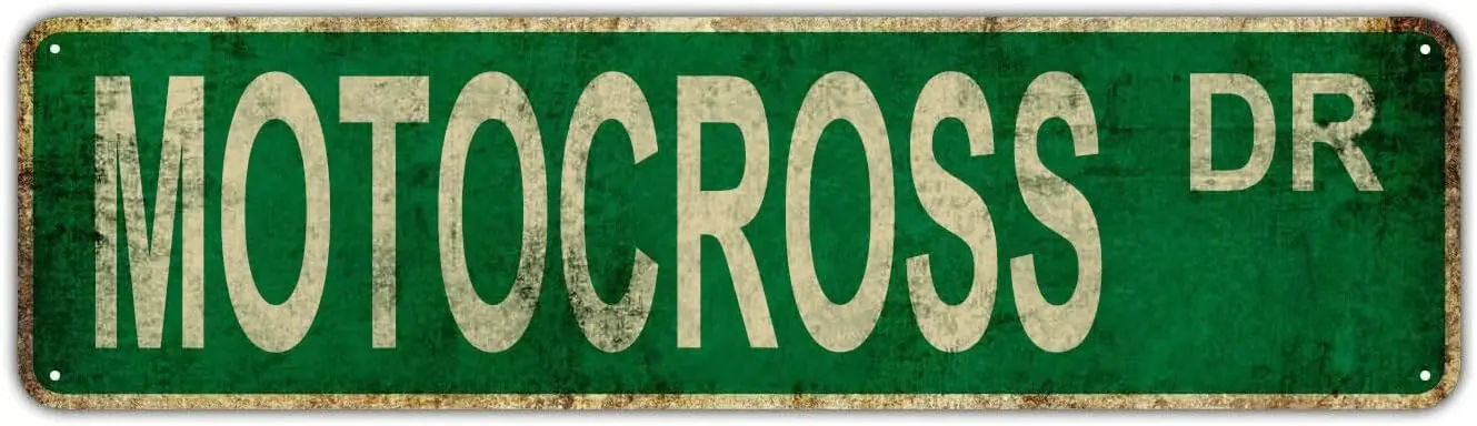 

Уличный знак для мотокросса, тонкая жестяная вывеска, комната, бар, гараж, человек, пещера, ресторан, магазин, офис, дом, новинка, настенное искусство, 4x16 дюймов, стиль-10