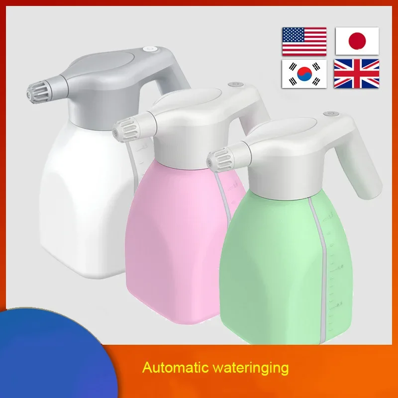 

2L Electric Spray Bottle Watering Flowers Home Garden Air Pressure Spray Bottle Automatic Can Sprinkler Jug Sprinkler Jug Spray