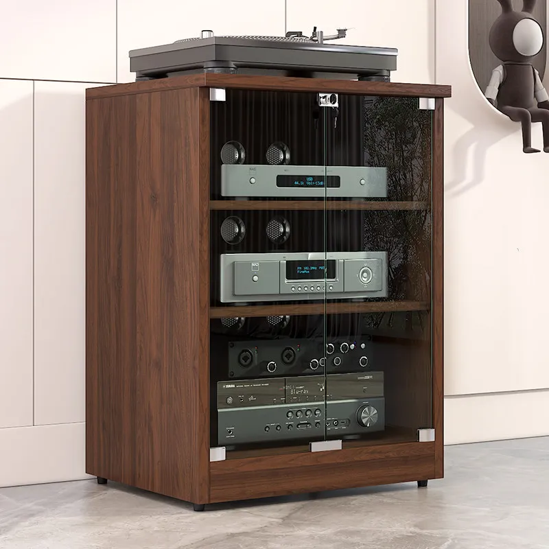 Professional Audio Cabinet Home KTV Professional Equipment Cabinet Home Cinema Door Amplifier Audio Cabinet