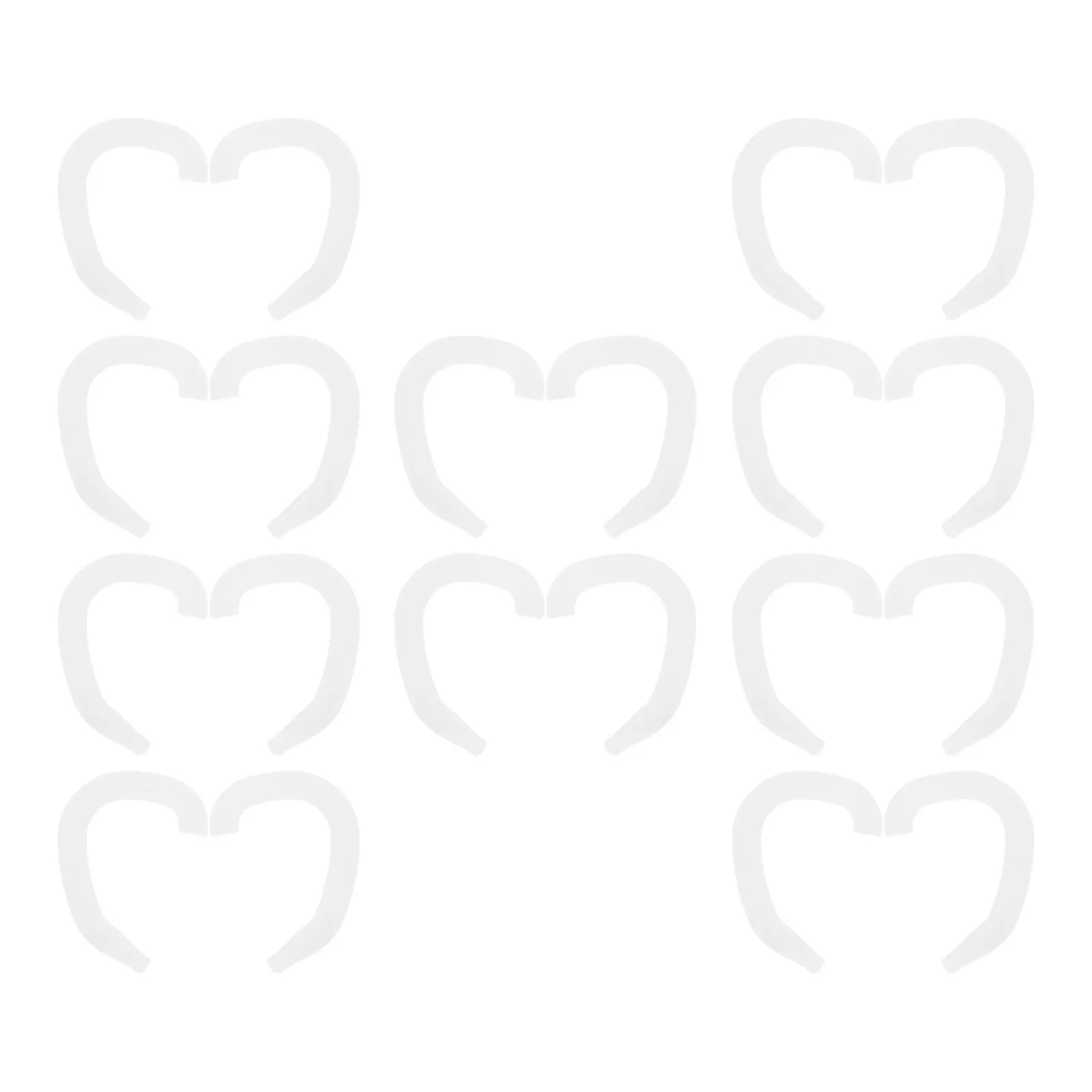 

10 пар силиконовых корректоров для ушей младенцев, поддержка ушных раковин для новорожденных, эффективное корректирование формы выступающих ушей, комфортные в использовании