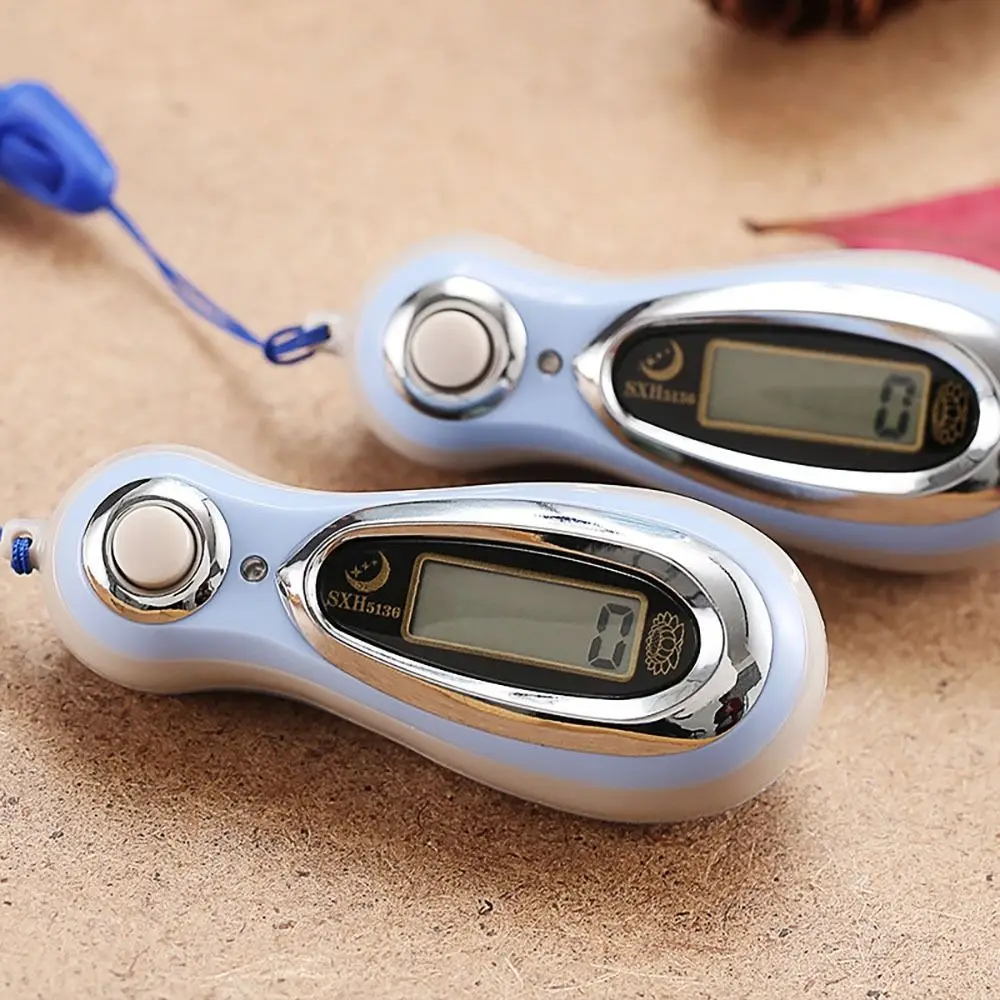 1Pcs LCD Display LCD Display Finger Counter Plastic Lightweight Electronic Tally Counter AAA Battery Powered 5 Digit Display