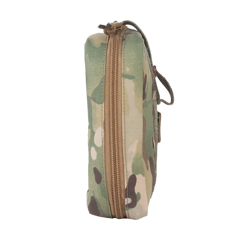 Middelgroot MED IFAK EHBO-etui met schaar opbergruimte aan de achterkant MOLLE-montage elastisch touw voor buitenjacht kamperen noodgevallen