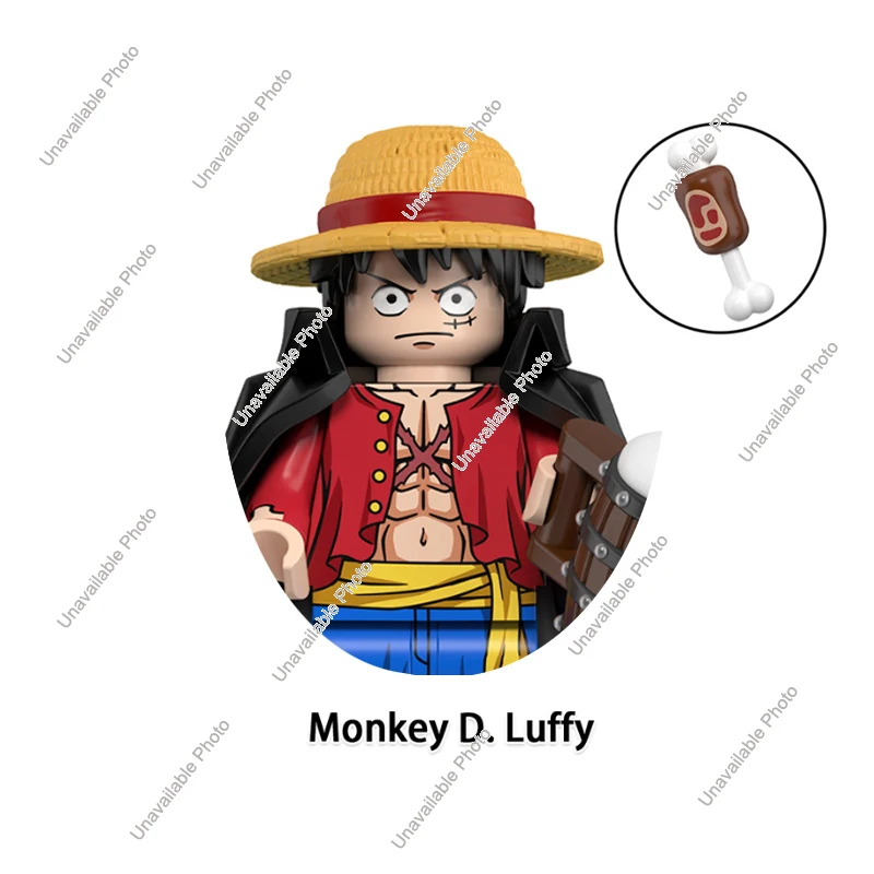 Giocattoli caldi WM6195 Nuovi blocchi di costruzione ONE PIECE Roronoa Zoro Monkey D Rufy Shanks Uta Nico.Robin Nami Jinbe Mini Anime Figure Toy