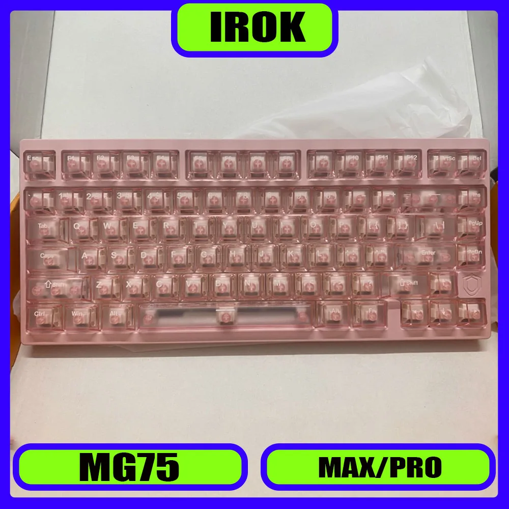 

irok MG75 MAX/PRO полностью алюминиевая механическая клавиатура с магнитным валом с ЧПУ, водонепроницаемая прокладка RT0.001, игровая клавиатура, подарок