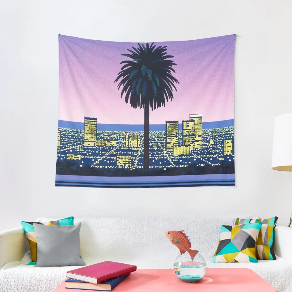 Hiroshi Nagai Vaporwave Tapestry Decorative Wall Murals Wall Deco Room Design Bedroom Deco Tapestry