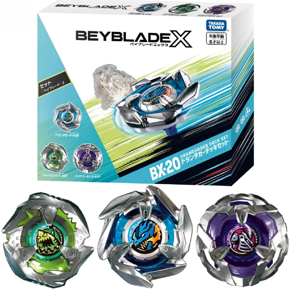 Takara Tomy Beyblade X BX-20 Drandager deck set