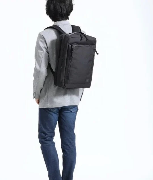 

Por Japanese Style BusinessBackpack WaterproofNylon Laptop BagLarge Capacity Commute Backpack Multi-functional Student Schoolbag