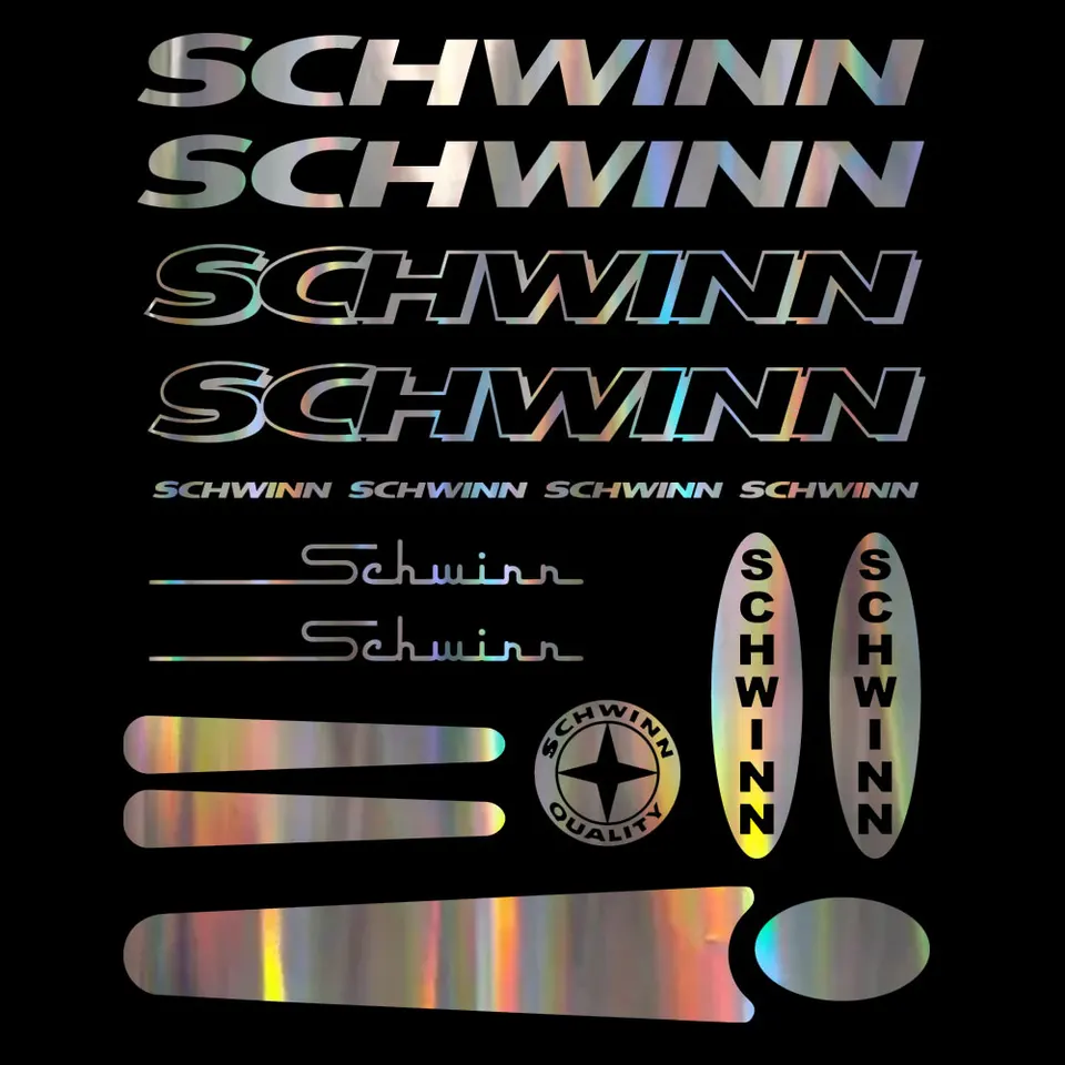 schwinn bicycle decals QUALITY STICKER DECAL AUTHENTIC NOS Bicycle Heaven Adesivi Bici Schwinn Bike Stickers