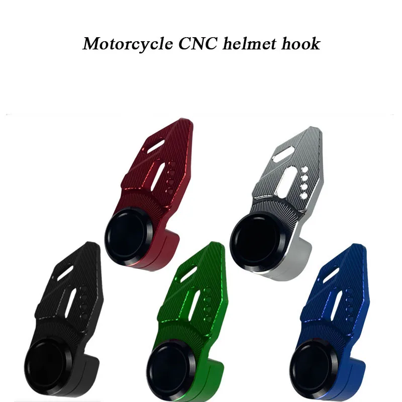 Motorcycle Helmet Hook Large Displacement Motorcycle CNC Aluminum Alloy Helmet Hook Suitable for A Variety of Vehicle Types